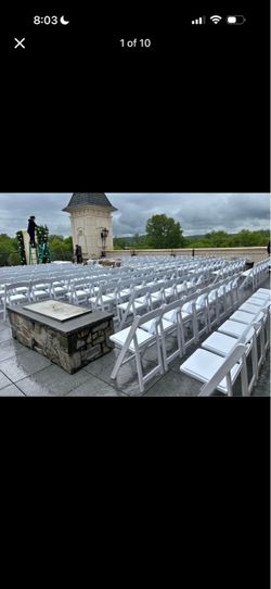 Resin padded chairs r,e,n,t