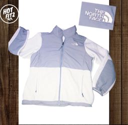 The North Face grey & white jacket