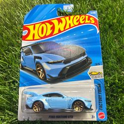 Hot Wheels Ford Mustang GTD blue car #mustang #hotwheels #car