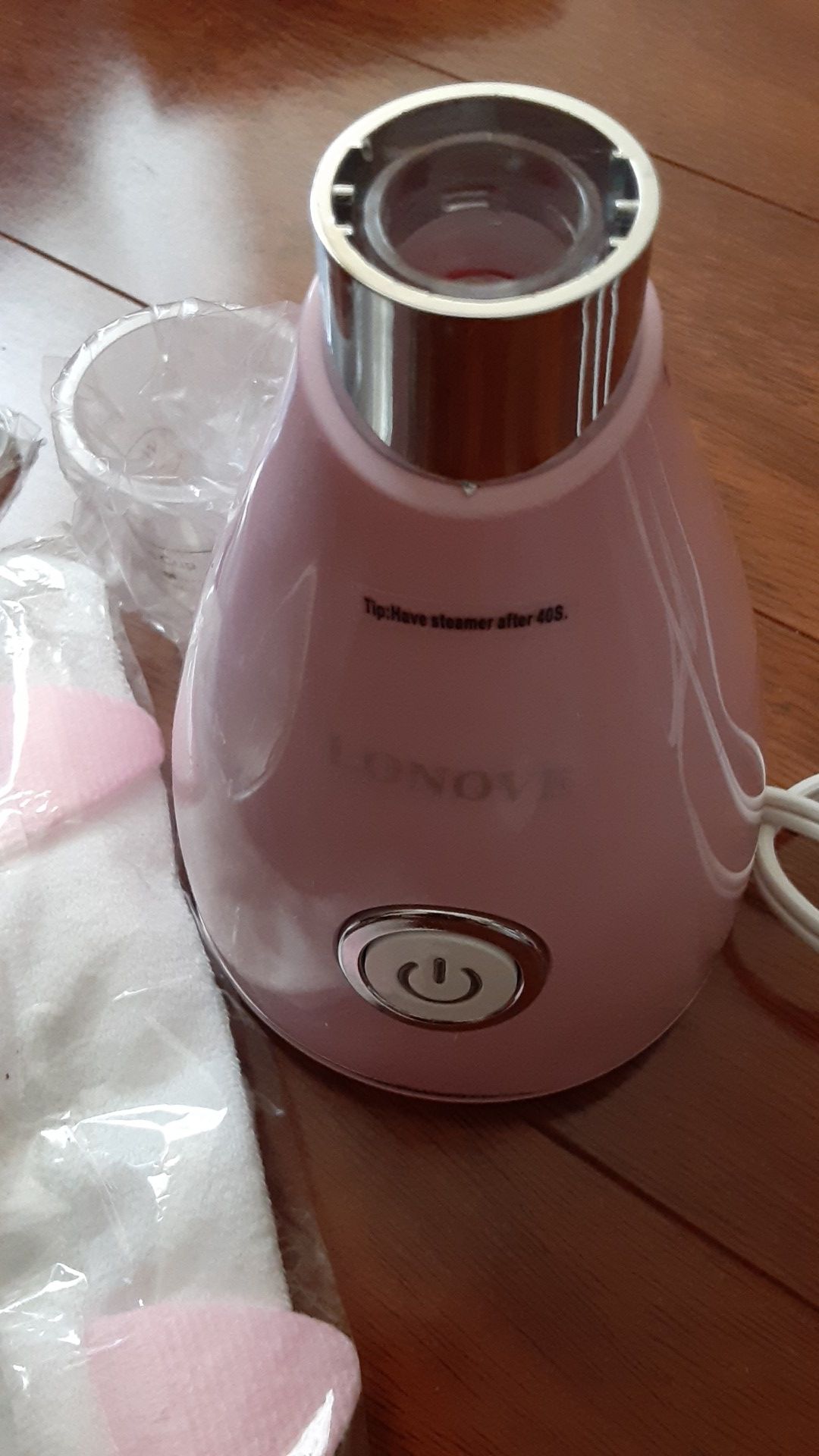 Lonove nano ionic facial steamer