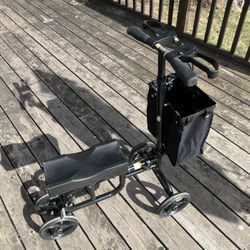 Knee Scooter + Crutches w/extra cushions + New Walker