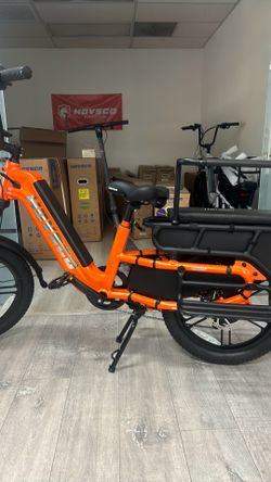Brand new in box cargo e-bike. Family ebike