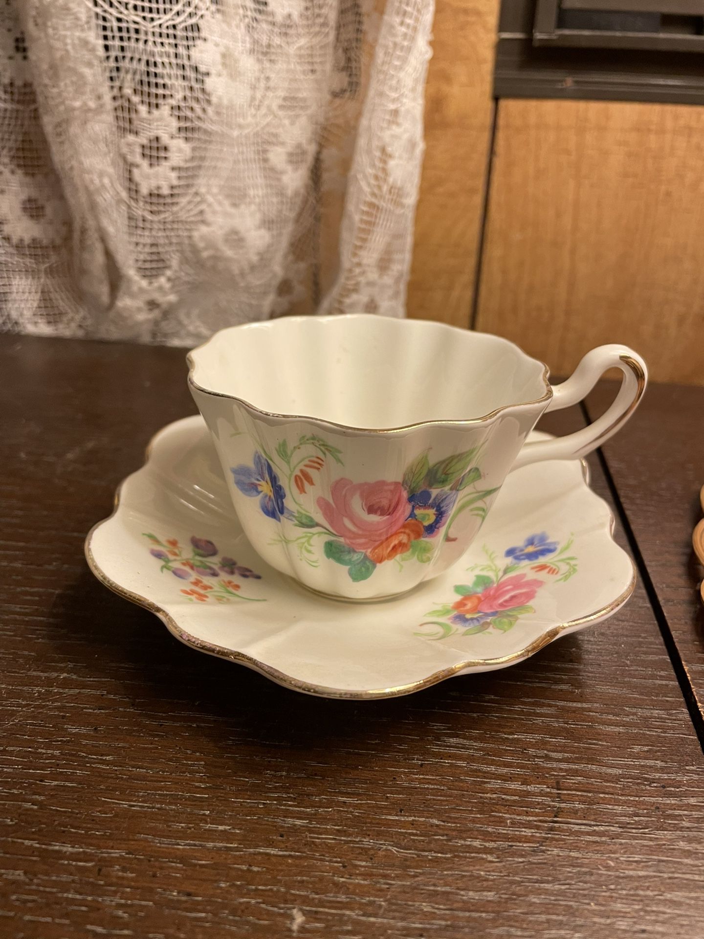 Beautiful  China Tea cup and saucer By Royal Stuart