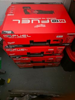 Milwaukee M18 FUEL SAWZALL Recip Saw Kit – Lot of 4