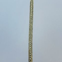 14K Gold Franco Bracelet.