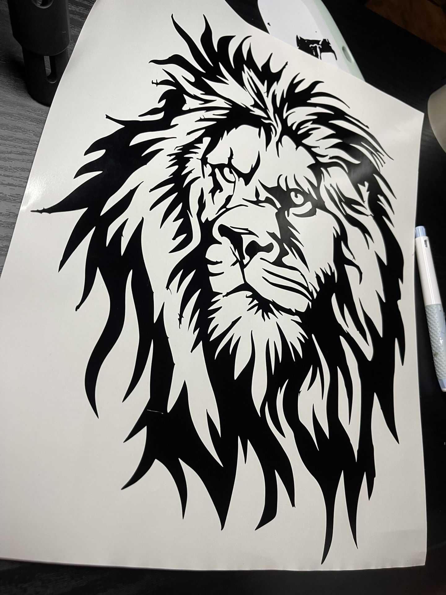 Lion Sticker Vinyl Decal