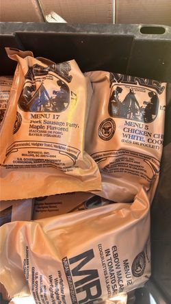 MREs/ survival food
