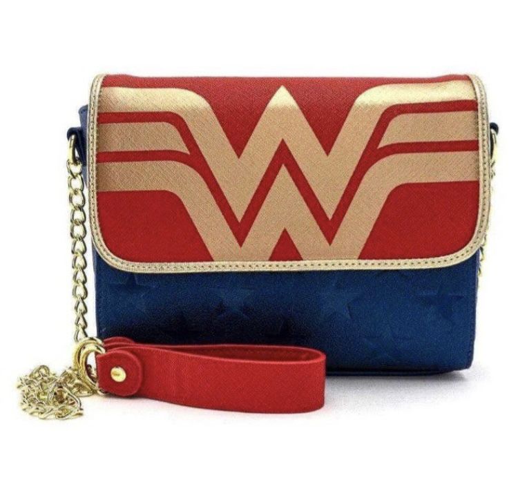 Loungefly Wonder Woman Crossbody Bag Set
