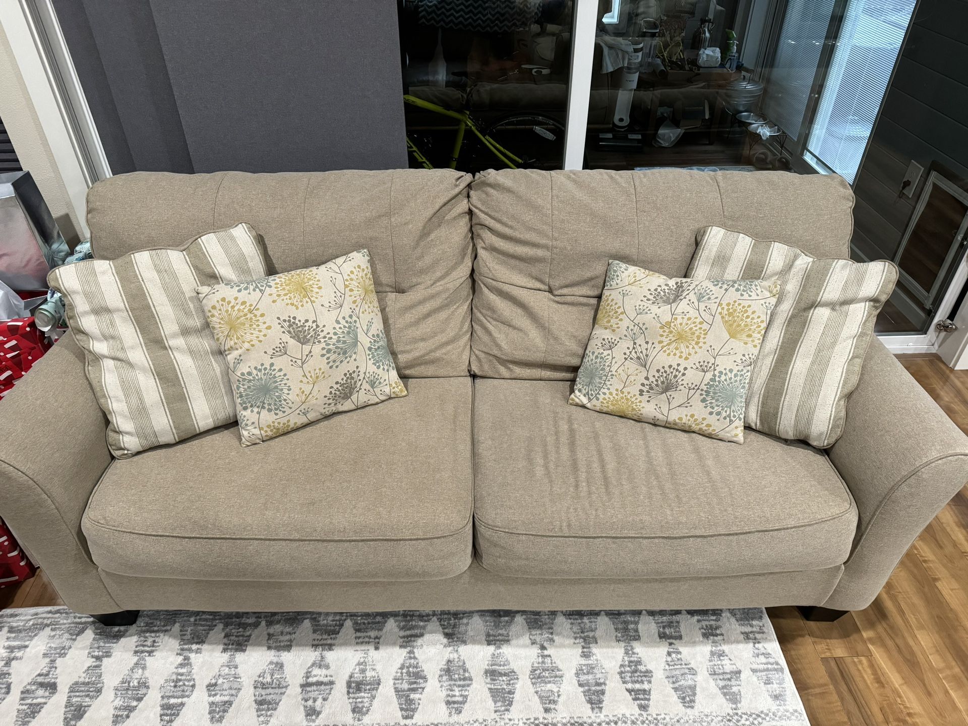 Ashley Furniture Couch and Love Seat Set OBO