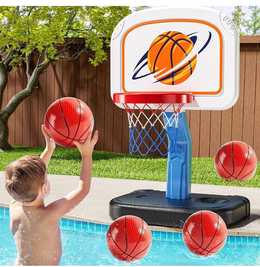 Swimming Pool Basketball Hoop