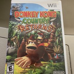 Nintendo Wii Donkey Kong Country Returns CIB Tested