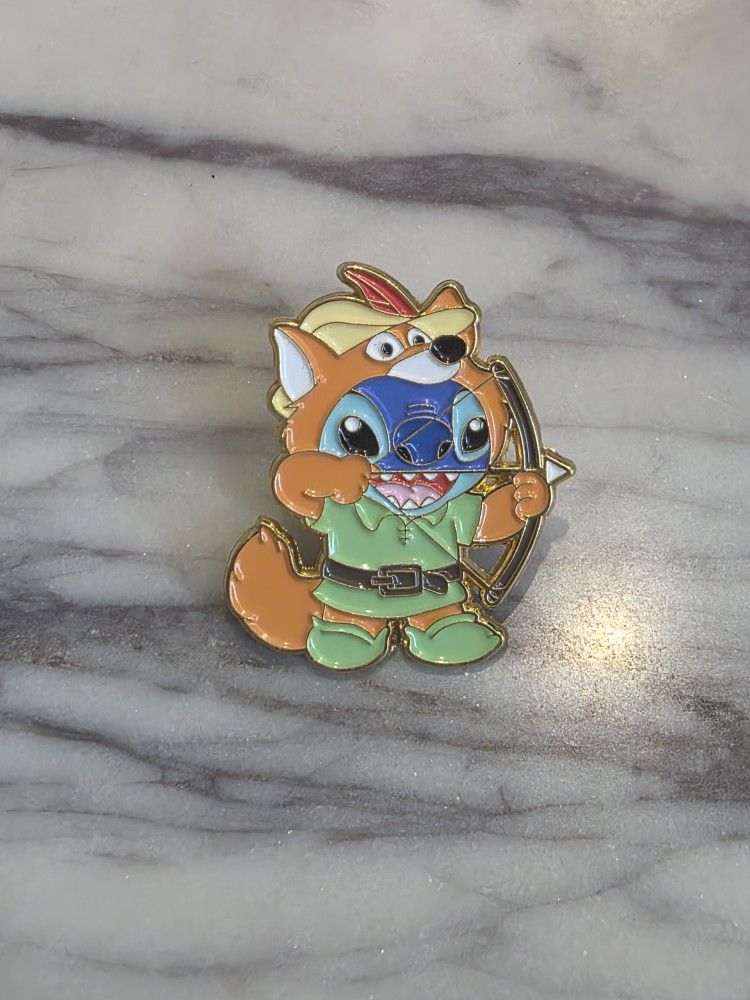 Stitch Robinhood Enamel Pin