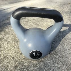 Flo 360 15 Lb Kettle Bell Rubber Coated