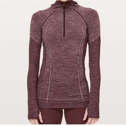 Lululemon Swiftly Wool 1/2 Zip Hoodie - Size 10