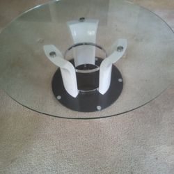 Round Glass Coffee Table