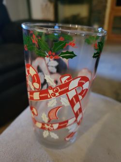 1 CANDY CANE GLASS