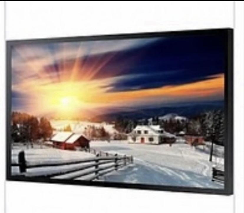 Outdoor TV Samsung Smart Signage OH55F Full HD OUTDOOR WATERPROOF TV Retail Signage display portrait or landscape mode. High visibility even on a sunn