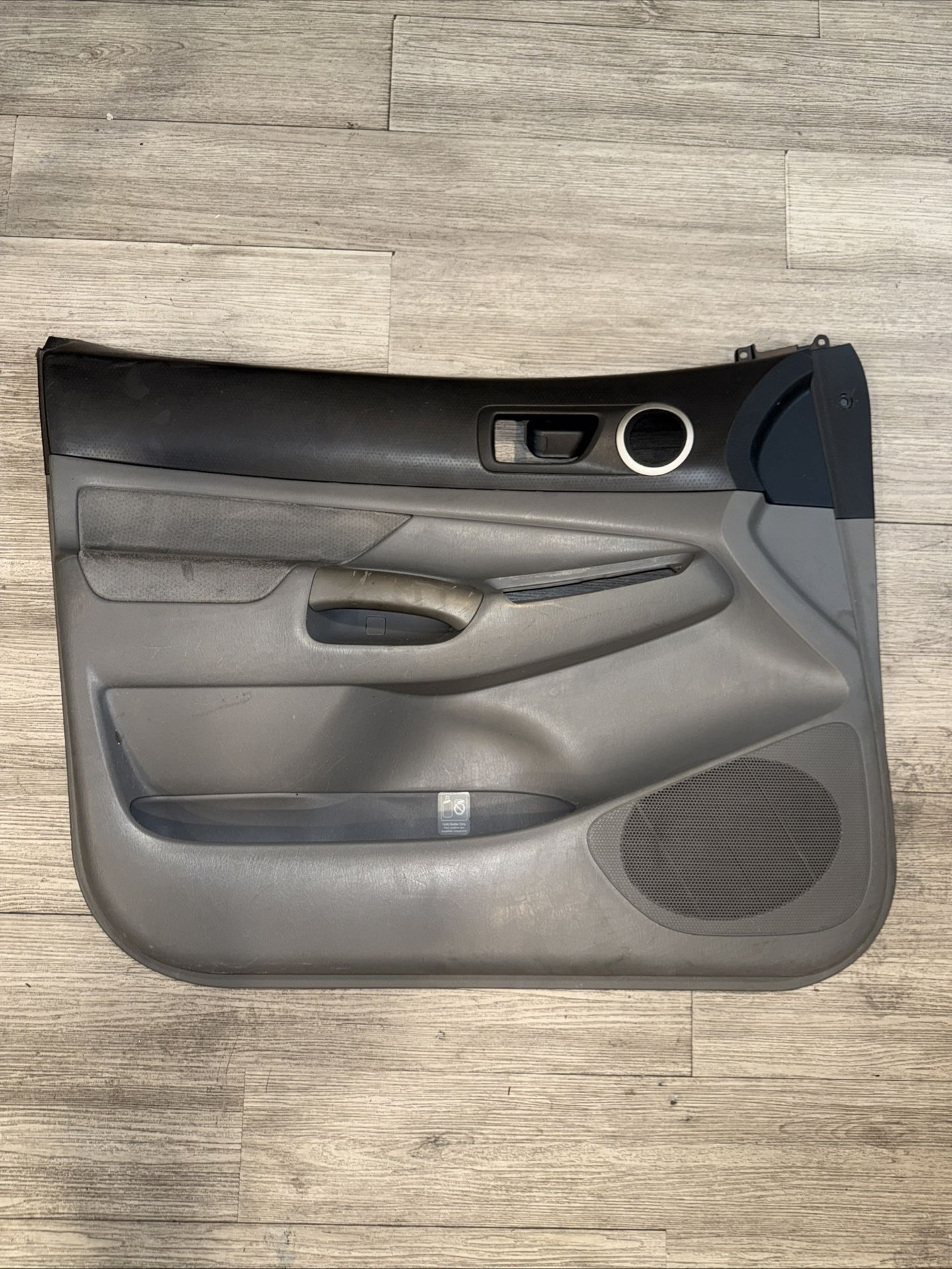 05-15 Tacoma Gray Front Left LH LF Driver Door Trim Panel Unit Factory OEM