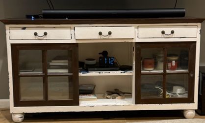 65” tv/media console