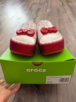 Hello kitty crocs