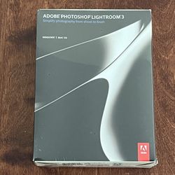 Adobe Photoshop Lightroom 3 *BRAND NEW* Windows / Mac OS