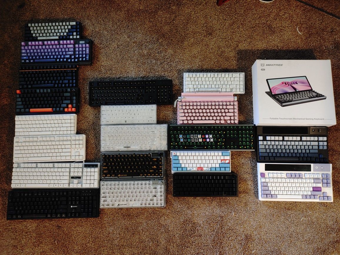 High End Mechanical Keyboard Collection - Brand New Unused - Variety Of Switches