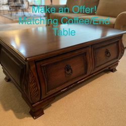 Matching Coffee Table/End Table