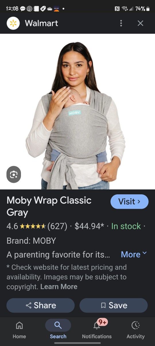 Moby Wrap - Gray