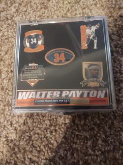 Walter Payton Limited Edition Pin Set