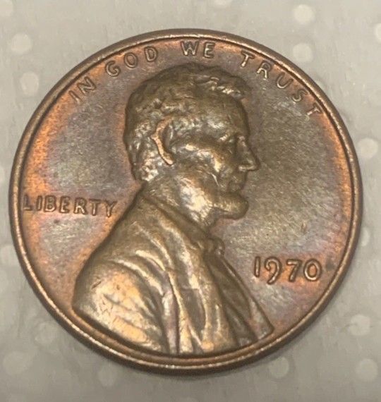 1970 Lincoln Penny No Mint Mark, Very Rare