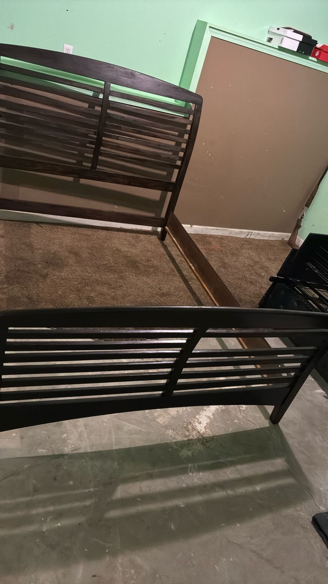 King size bed frame