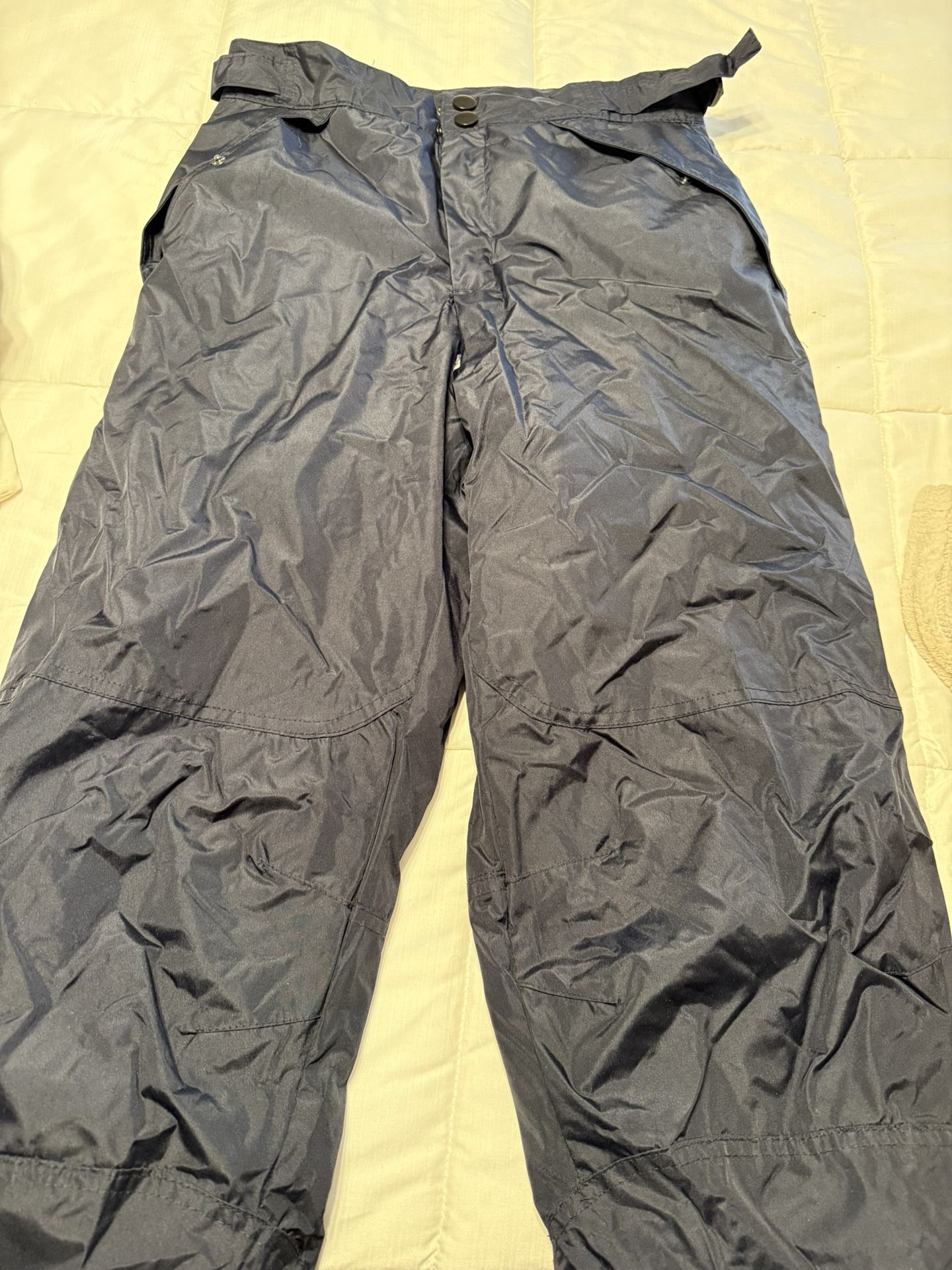 Snow Pants London Fog Size 10-12 Dark Navy Blue