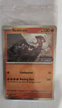 Reshiram 017/094 Sealed Phantasmal Flames Stamped Promo Sealed