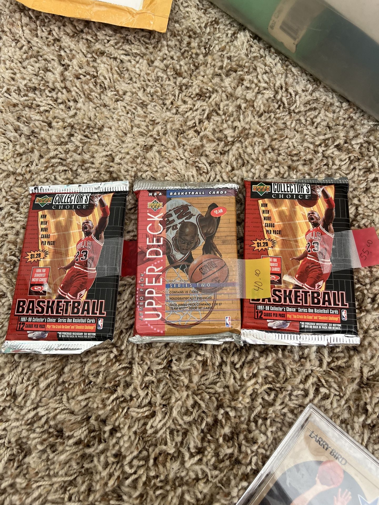Michael Jordan Sealed And Unopened Packs. Have Thousands Of Cards Plz Reach Out.