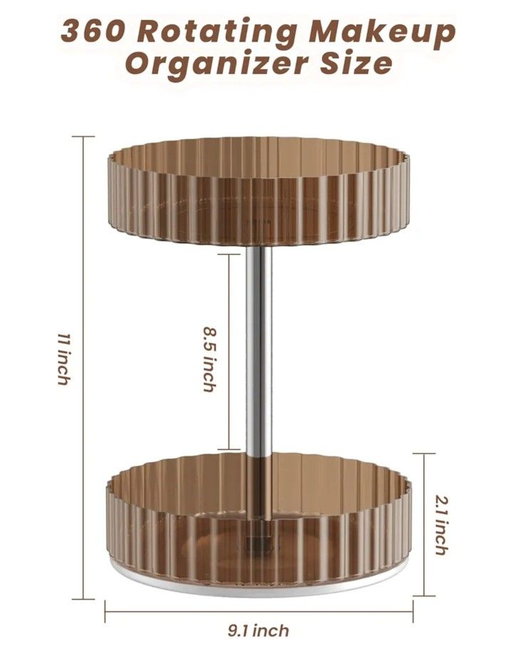 Rotating Makeup Organizer