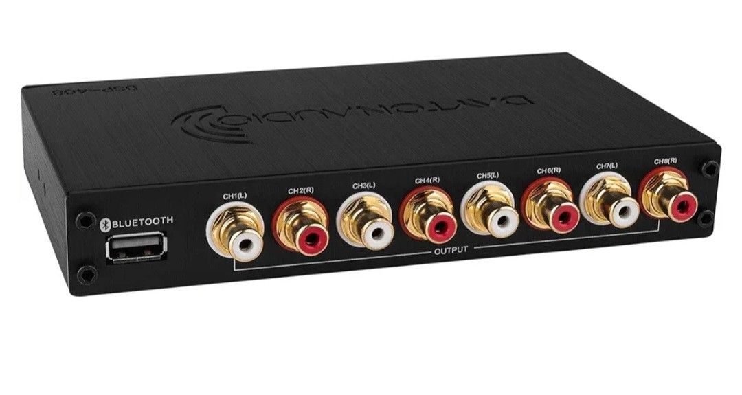 Dayton Audio DSP-408 4x8 DSP Digital Signal Processor for Home and Car Audio