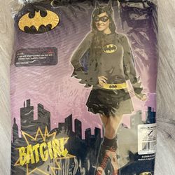 Girls Batgirl Bat Woman Kids Halloween Costume For Children Child Size Medium