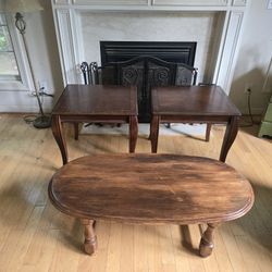 Free Center Table With Two Matching End Tables