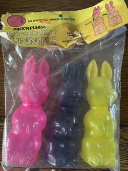 Vintage Blow Mold Bunnies