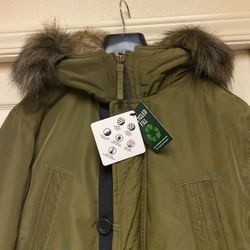 Hollister Parka Set W/ Gloves & Hoodie