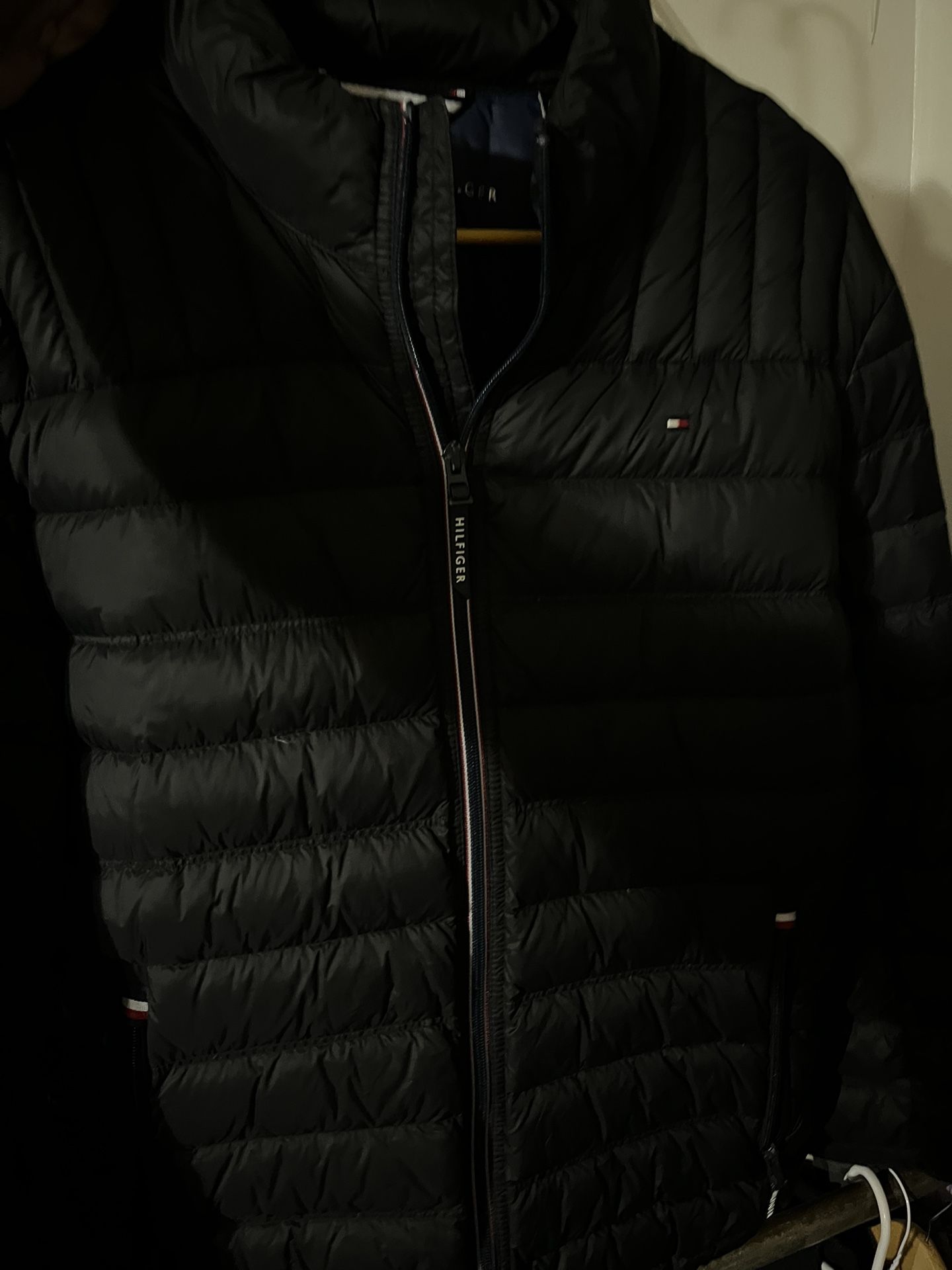 Black Tommy Hillfiger Puffer