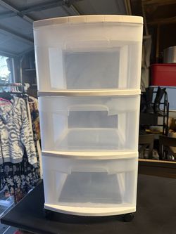 Plastic drawers