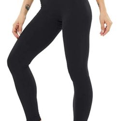 Thick Tummy Control Fleece Lined Leggings for Women Compression High Waisted Warm Yoga Pants

