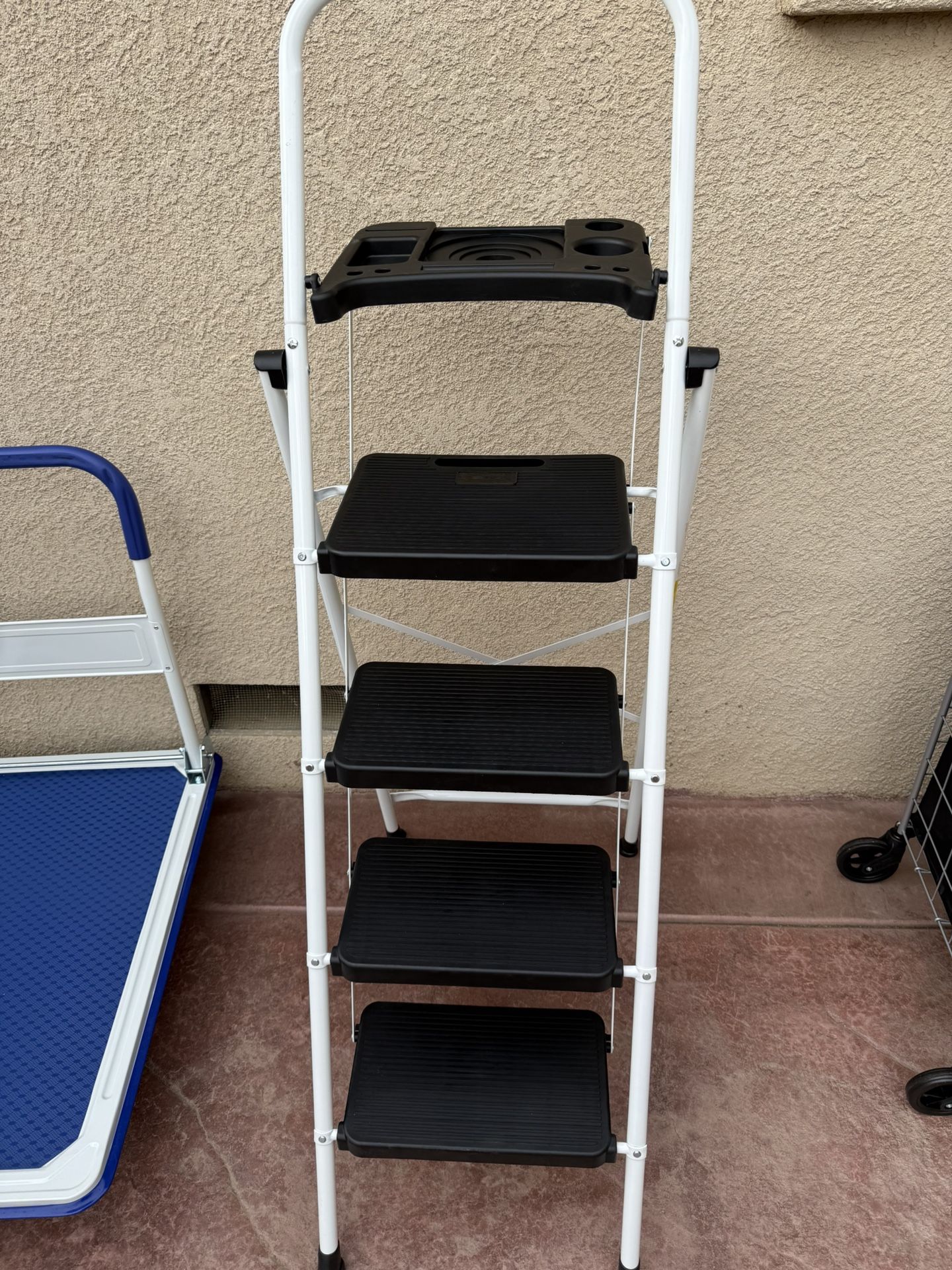 Ladder With Tool Holder