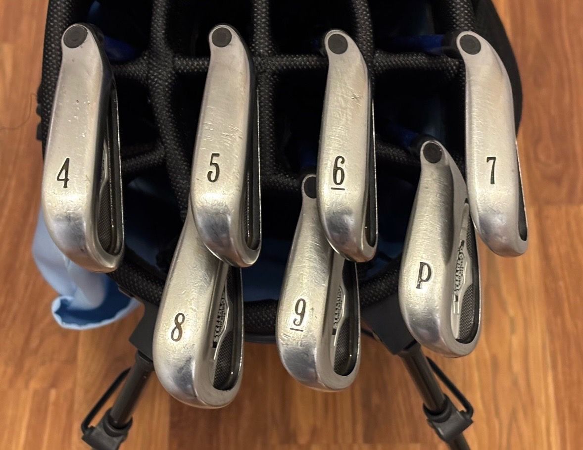 Callaway Steelhead X-14 Pro Series 4-PW Iron Set with Grafalloy ProLaunch Blue Stiff Flex Graphite Shafts