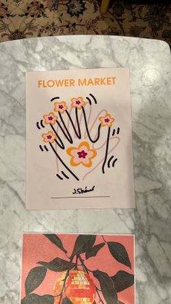 Flower Market Poster