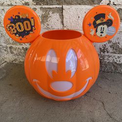 Mickey Pumpkin Halloween Candy Bucket