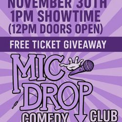 FREE TICKETS for COMEDY BRUNCH 11/30 1pm 
