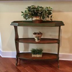Pier 1 Rustic 3 Tier Wood Table - Measurements Below