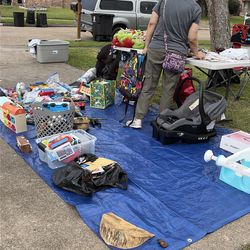 Yard sale” Sage Canyon “77089